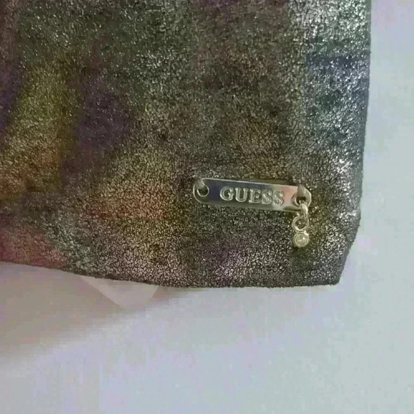 GUESS |  Girl's Metallic Gold-Tone Faux Suede Sleeveless Dress - Picture 2 of 6